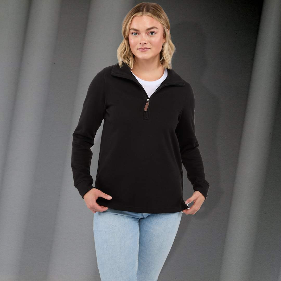 Custom HUDSON Eco Knit Half Zip - Womens