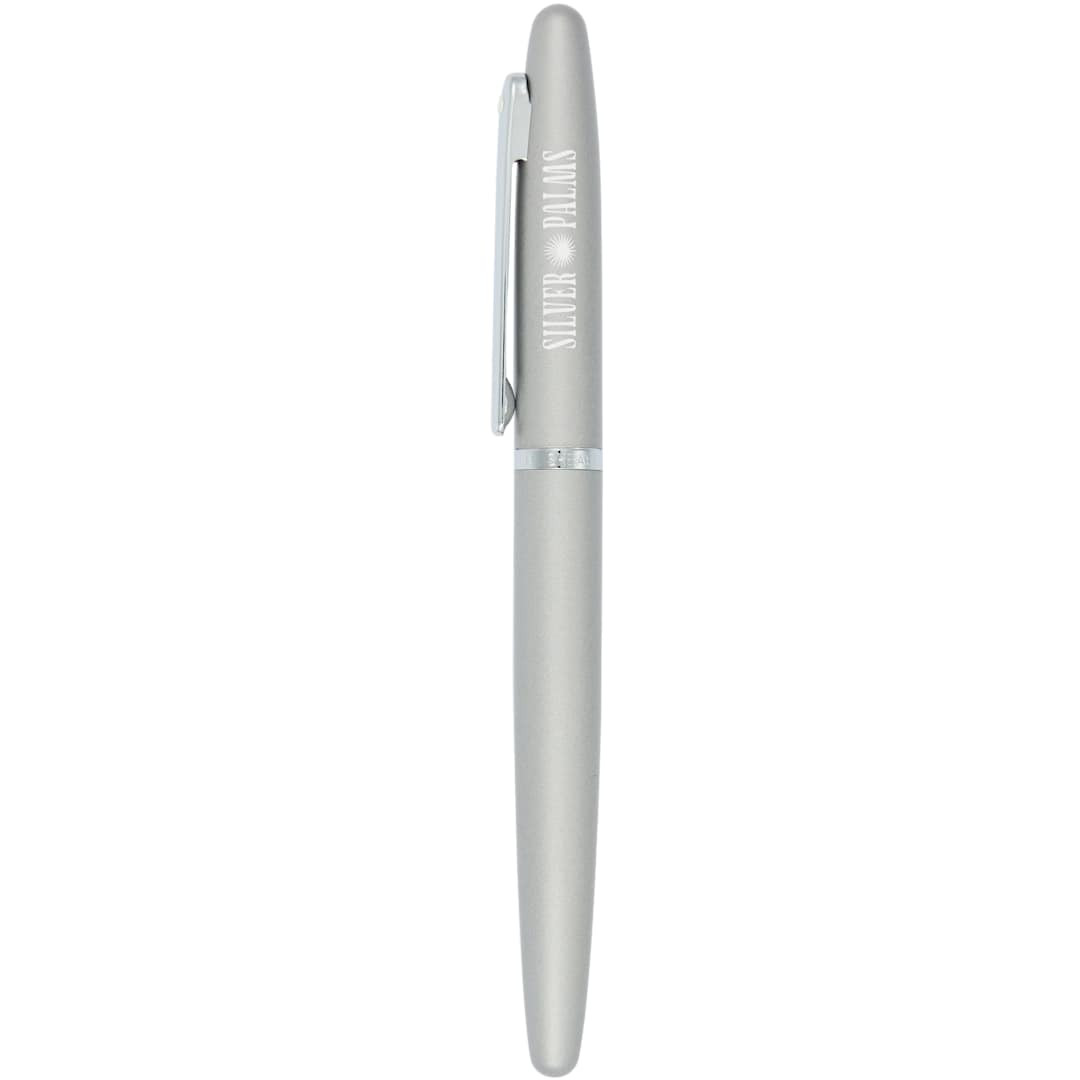 Custom Sheaffer VFM Brushed Chrome Roller Ball