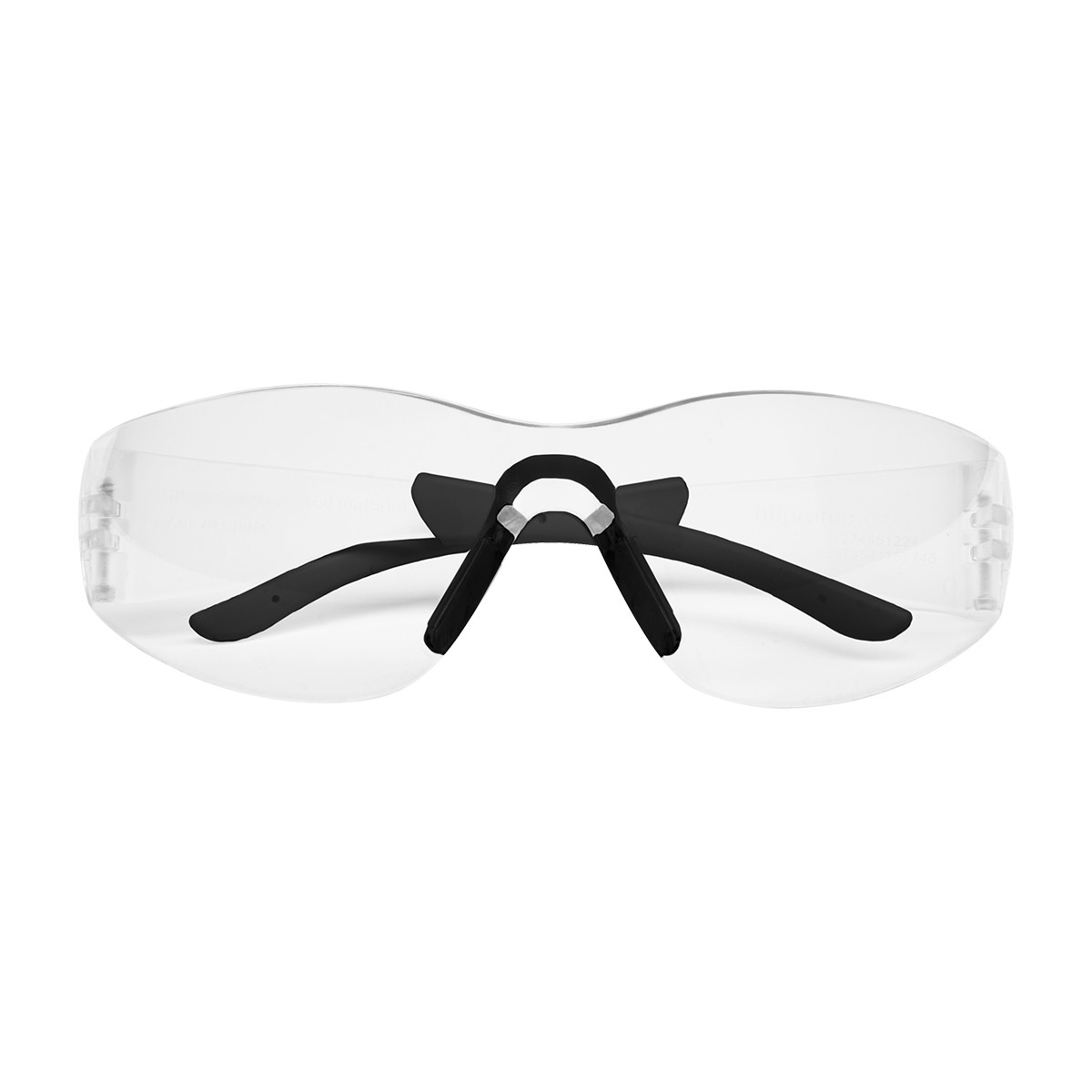 BLACK WITH CLEAR