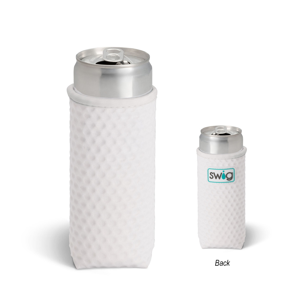 Custom 12 Oz. Swig Life™ Golf Ball Slim Can Coolie 56129