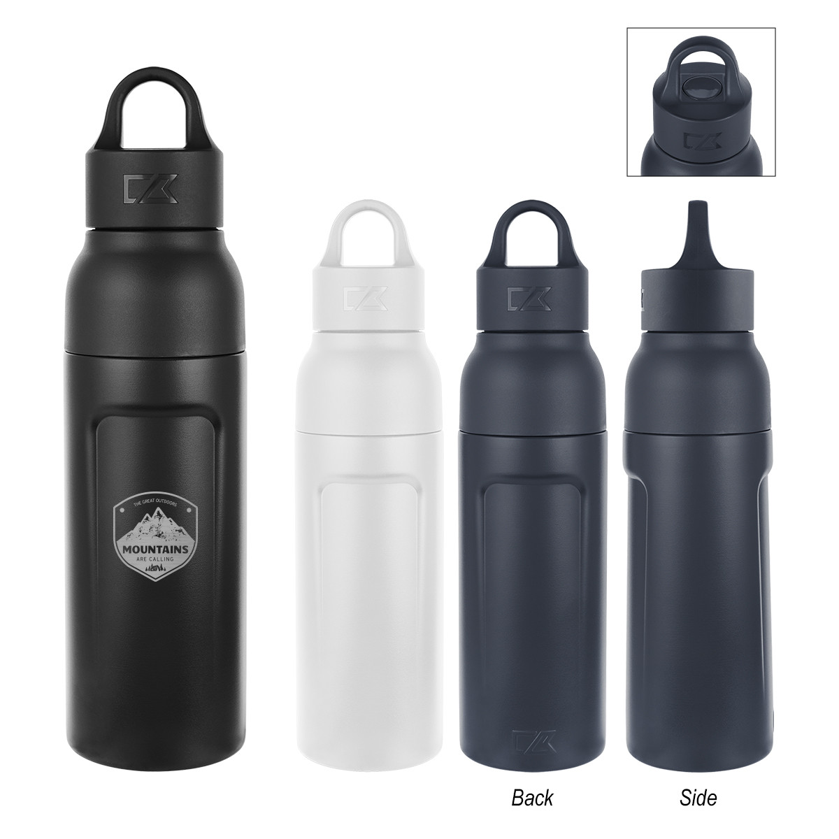 Custom 17 Oz. Cutter & Buck® Recycled Stainless Steel Bottle 50170