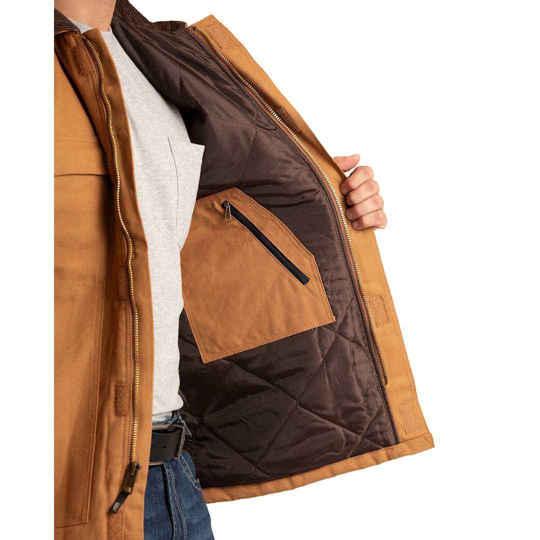 Embroidered Berne Heritage Duck Chore Coat
