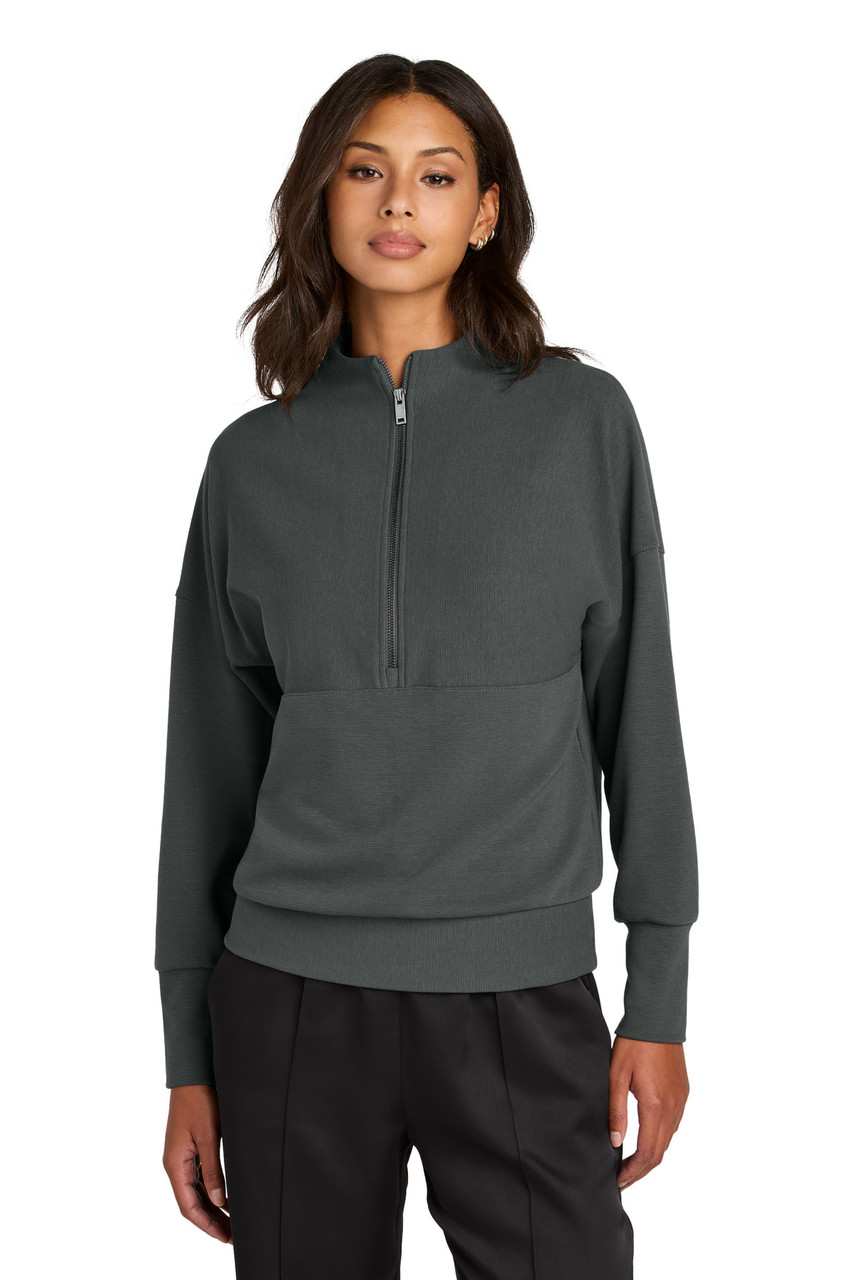Custom Mercer+Mettle Women's Linear Texture 1/4-Zip MM3041