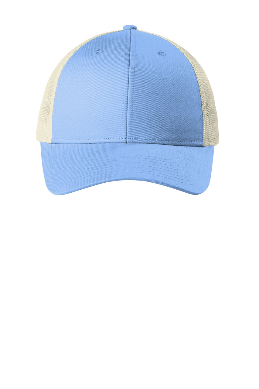 Custom Embroidered Port Authority Low-Profile Snapback Trucker Cap C402LP