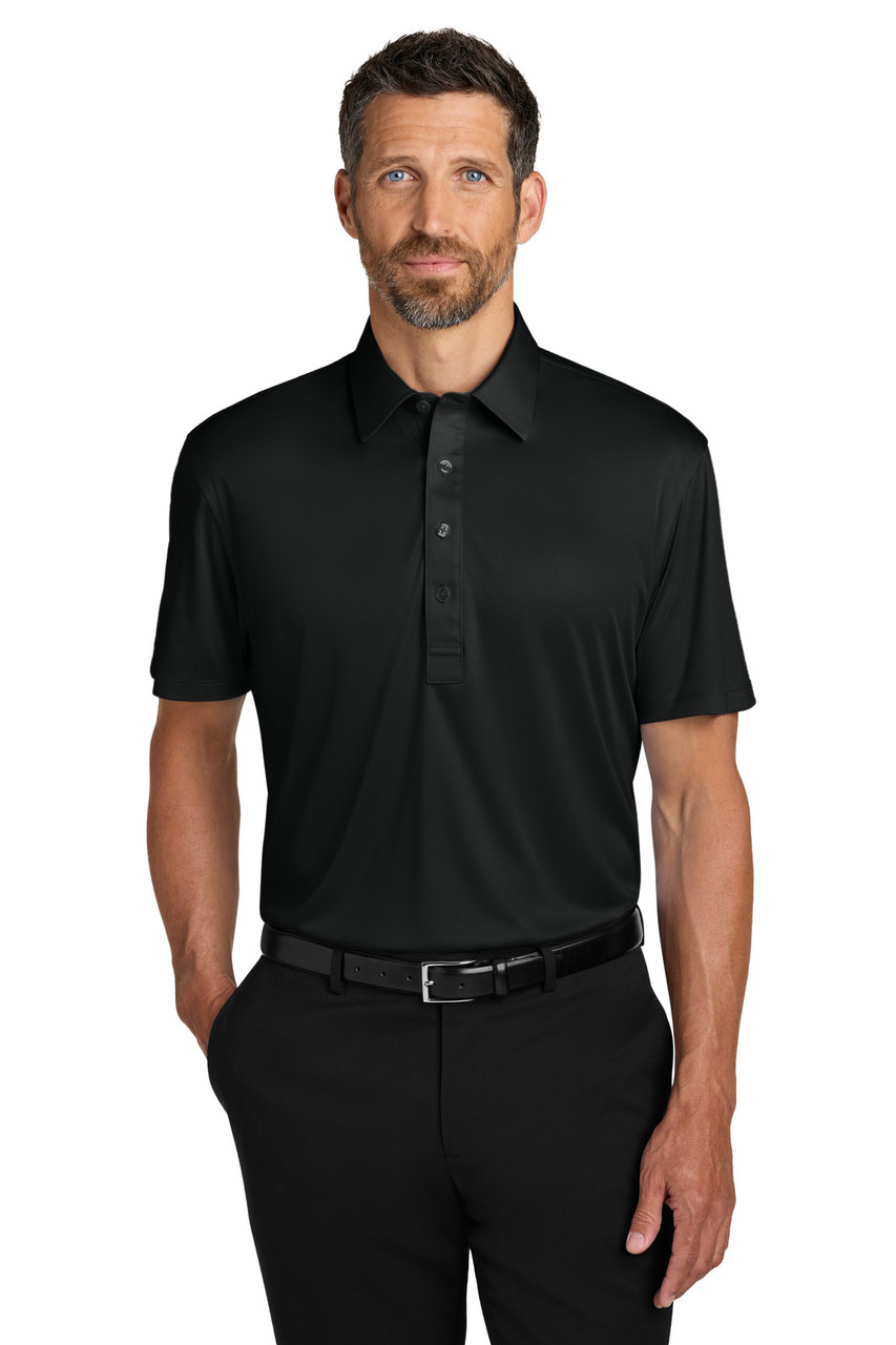 Embroidered Port Authority Shirt Collar Polo K700