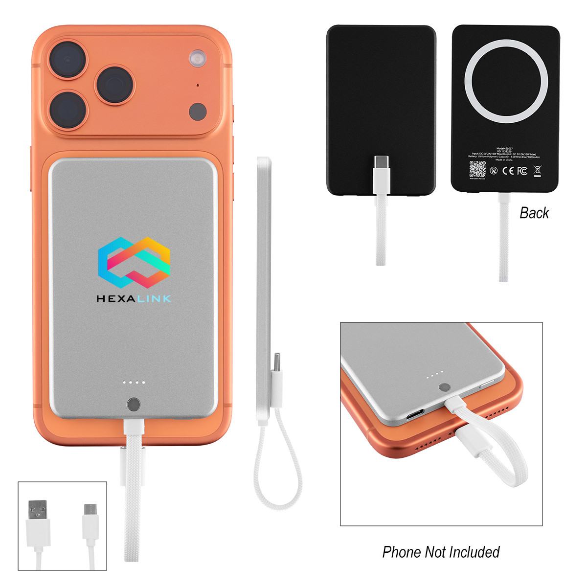 Custom 3,000 mAh Mag Max Power Bank 25637