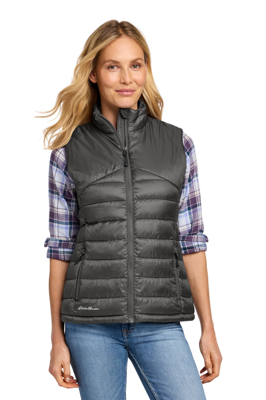 Embroidered Eddie Bauer Women's Quilted Vest EB513