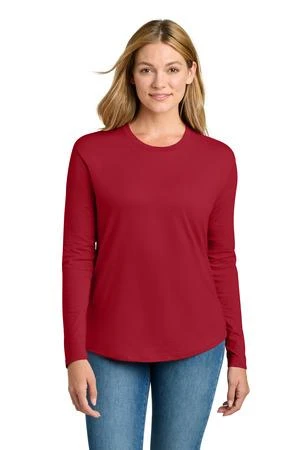 Custom Next Level Apparel Women's Cotton Relaxed Long Sleeve Tee NL3911