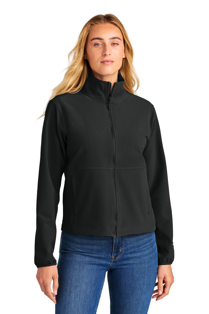 Embroidered The North Face Women's Edge Stretch Soft Shell Jacket NF0A8ENP