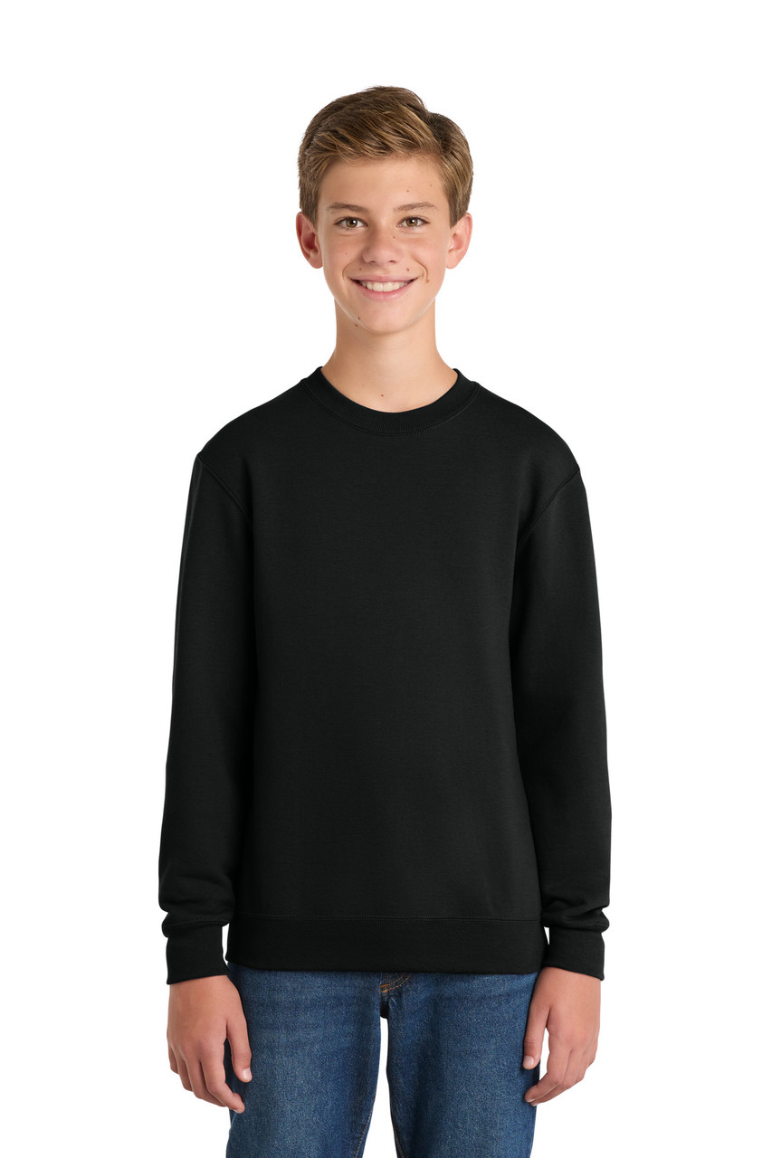 Custom Port & Co Youth Core Fleece Crewneck Sweatshirt PC78Y