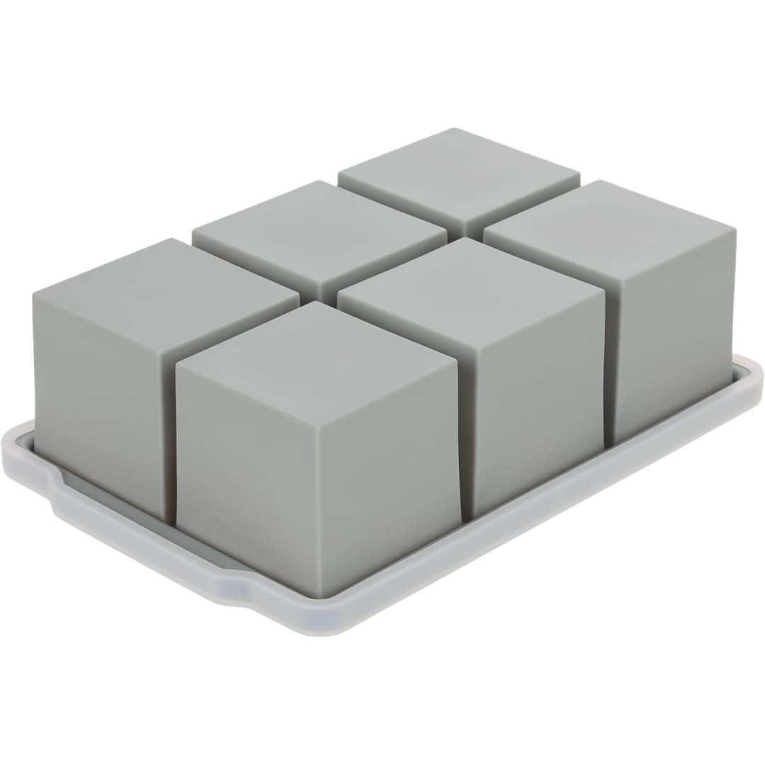 Custom Silicone Ice Cube Tray w/ Lid