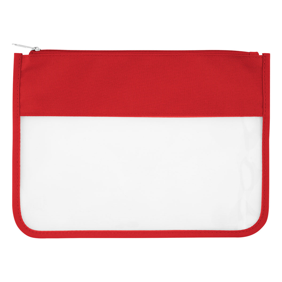 CLEAR WITH RED
