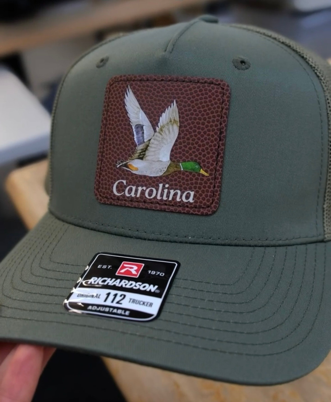 Custom Richardson 112FP - Fast Patch Hats - Square Leather