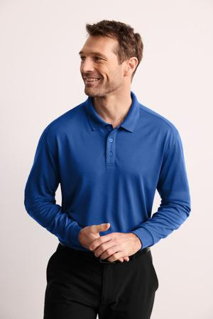 Embroidered Port Authority Wearever Performance Pique Long Sleeve Polo K240LS