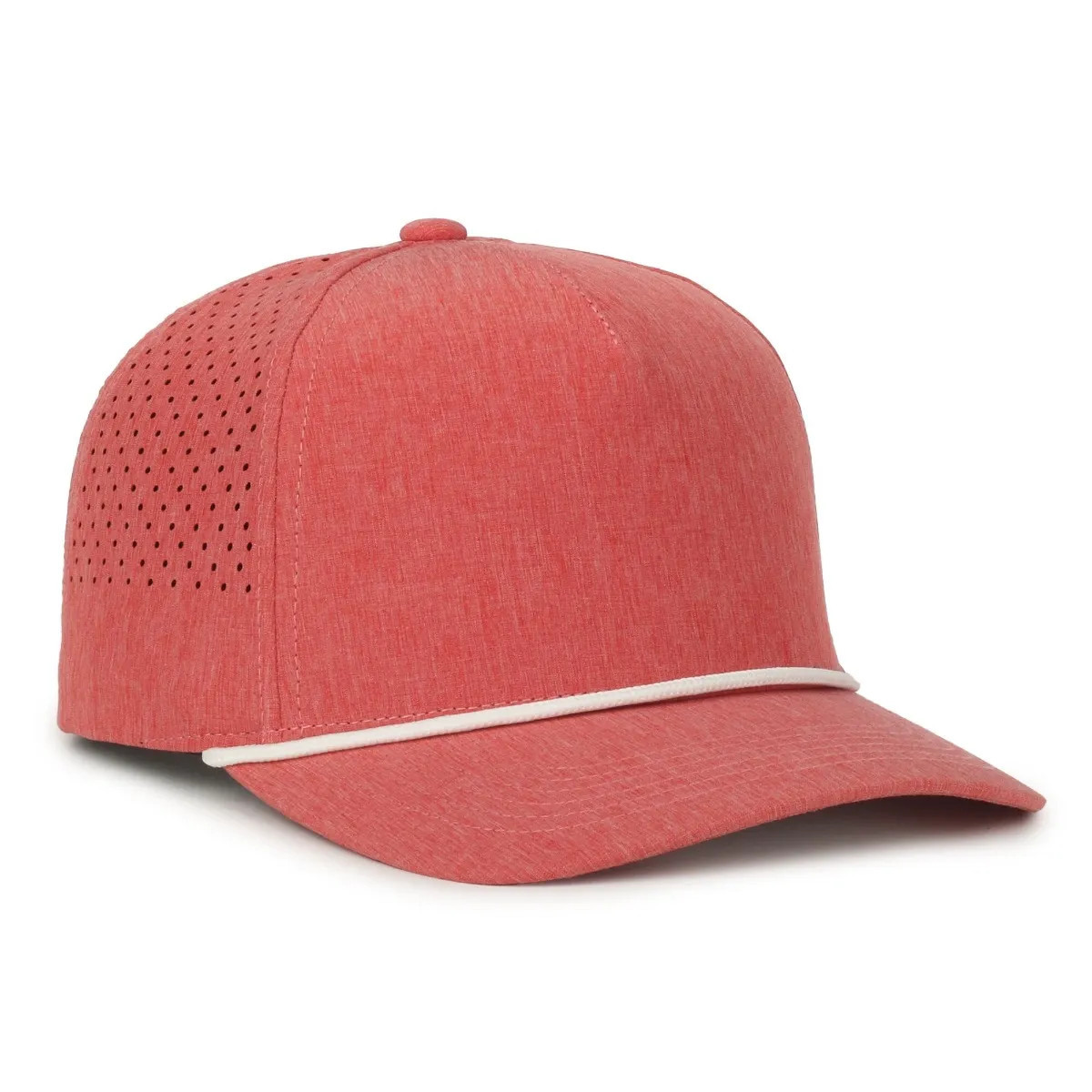 Heathered Red/White Cord