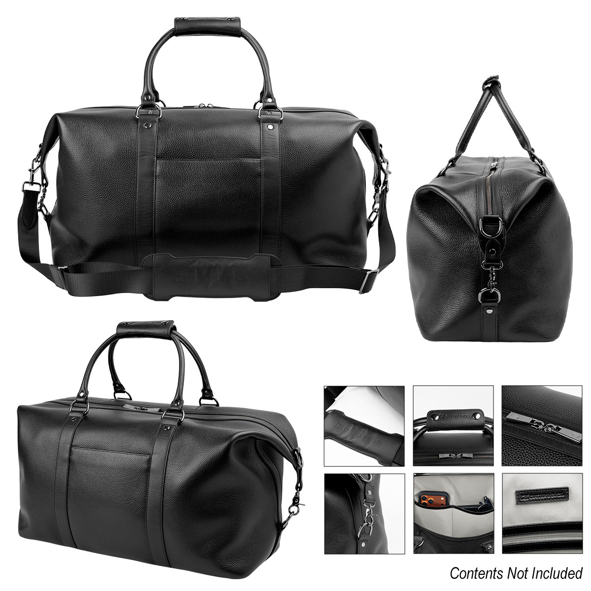 Custom Cutter & Buck® Leather Duffel Bag 30201