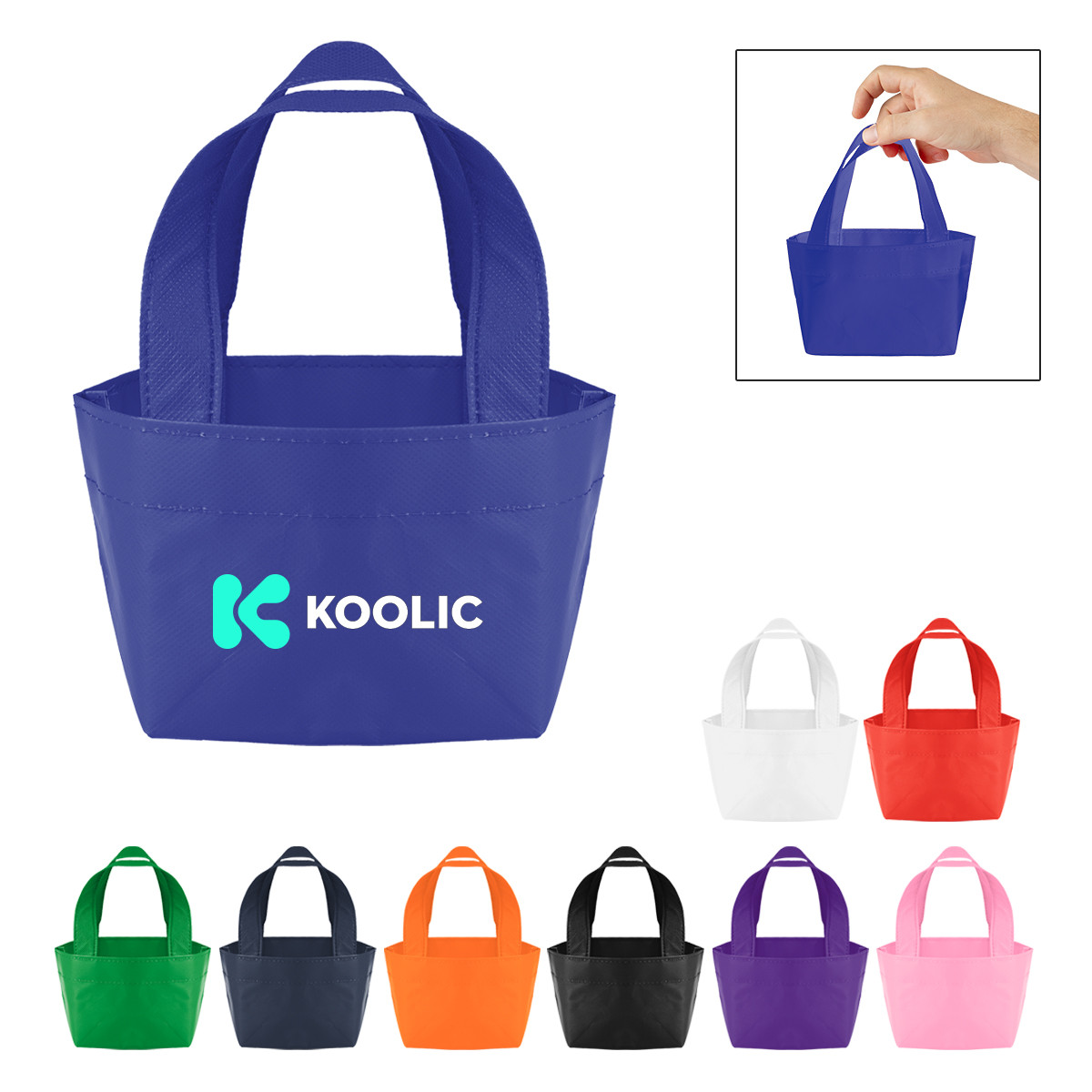 Custom Recycled Non-Woven Micro Mini Tote Bag 30232