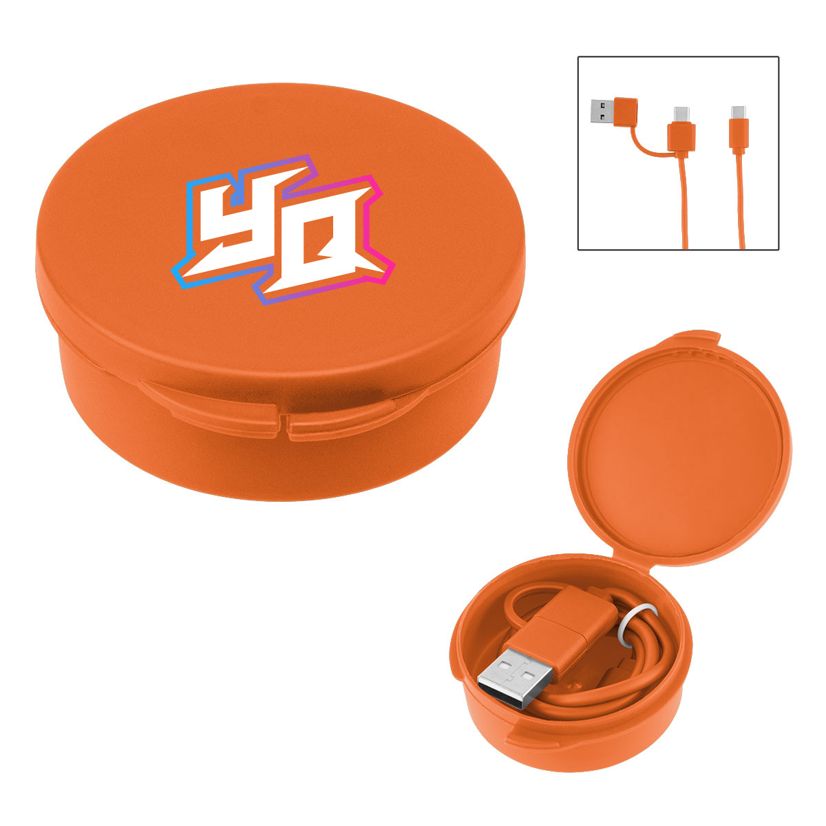Custom 25W Quick Charge Cable in Carrying Case 25696