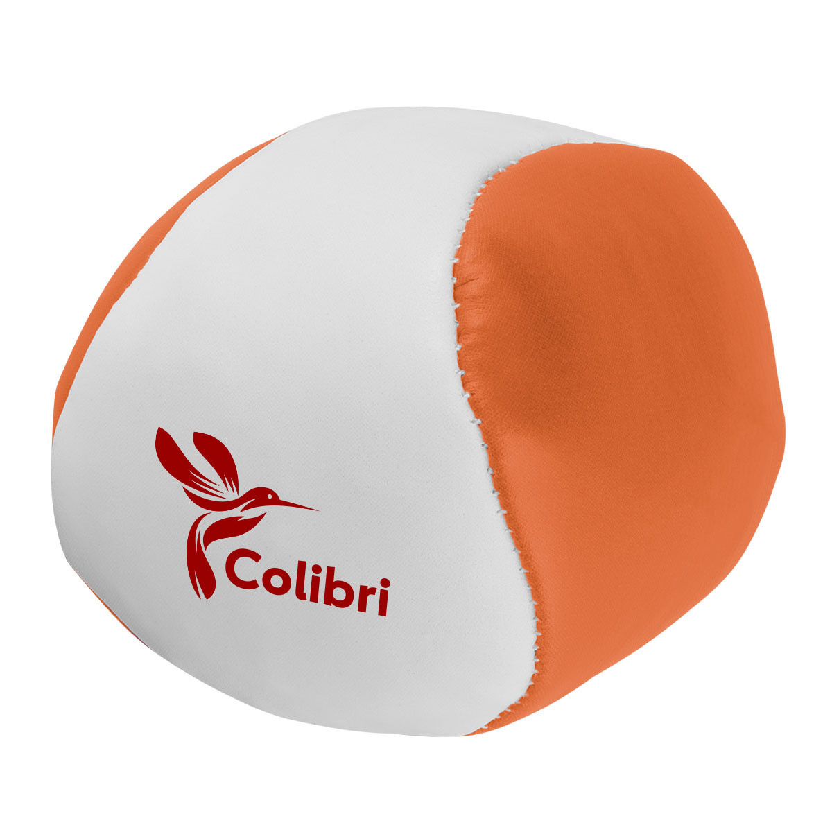 WHITE WITH ORANGE