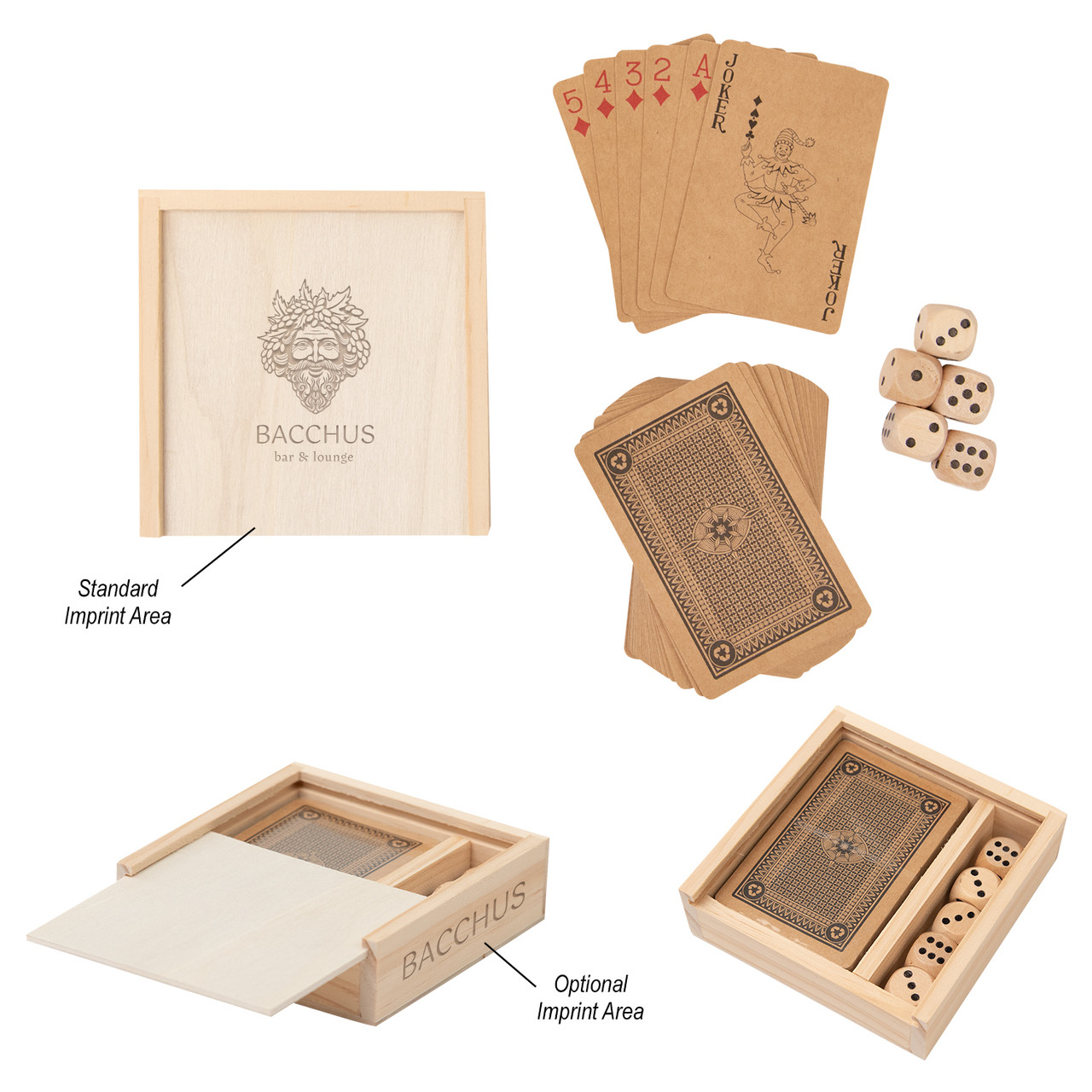 Custom Playing Card & Dice Set 80016