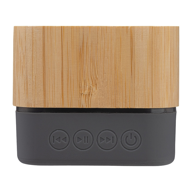 Custom Cadence Bamboo Wireless Light-Up Speaker