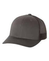 Custom Retro Flexfit Brand Trucker Hat, Plastic Snap