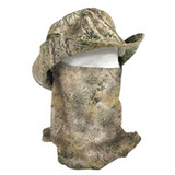 Embroidered Camouflage Bucket Hat with 3 in 1 Facemask