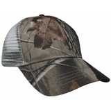 Custom RealTree Structured Mesh Back Hat with Plastic Snap Closure