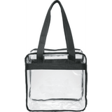Custom Game Day Clear Zippered Safety Tote
