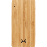 Custom Plank 5000 mAh Bamboo Wireless Power Bank