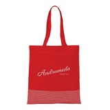 Custom Silver Line Cotton Convention Tote