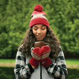 Embroidered Unisex HEMLOCK Roots73 Knit Mitts