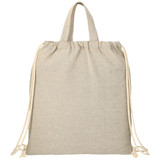 Custom Recycled 5oz Cotton Drawstring Bag
