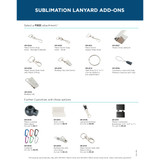 Custom Full Color 3/4" Lanyard w/ Hook