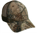 Promotional Camo Mesh Back Hat with Flag Undervisor