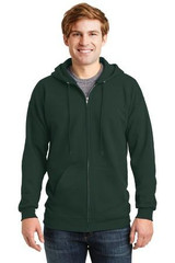 Custom Hanes Ultimate Cotton - Full-Zip Hooded Sweatshirt. F283