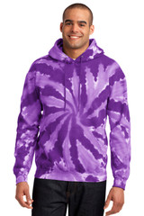 Custom Port & Company Tie-Dye Pullover Hooded Sweatshirt. PC146