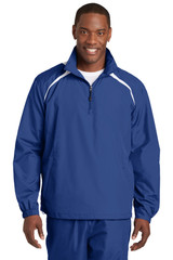 Embroidered Sport-Tek 1/2-Zip Wind Shirt. JST75