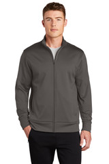 Embroidered Sport-Tek Sport-Wick Fleece Full-Zip Jacket. ST241
