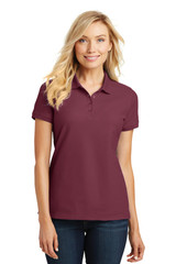 Embroidered Port Authority Ladies Core Classic Pique Polo. L100
