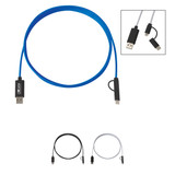 Custom 3-In-1 10 Ft. Braided Charging Cable 2928
