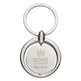 Custom Circular Metal Key Tag 4713