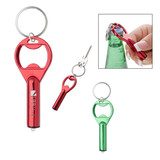 Custom LED Aluminum Key Tag With Bottle Opener 2098