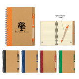 Custom Eco-Inspired Spiral Notebook & Pen 6100