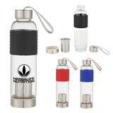 Custom 18 Oz. Infuser Glass Bottle 6011