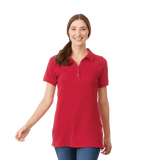 Embroidered Womens BELMONT Short Sleeve Polo