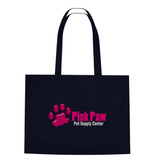 Custom Non-Woven Shopper Tote Bag With Hook And Loop Closure 3033