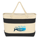 Custom Large Cruising Tote Bag With Rope Handles 3279