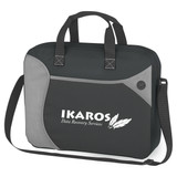 Custom Wave Non-Woven Briefcase/Messenger Bag 3584