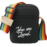 Custom Rainbow RPET Crossbody Tote